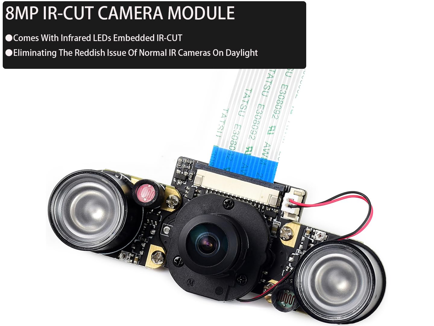 Amazon.com: Compatible with Jetson Nano Camera IMX219-160 8MP IR